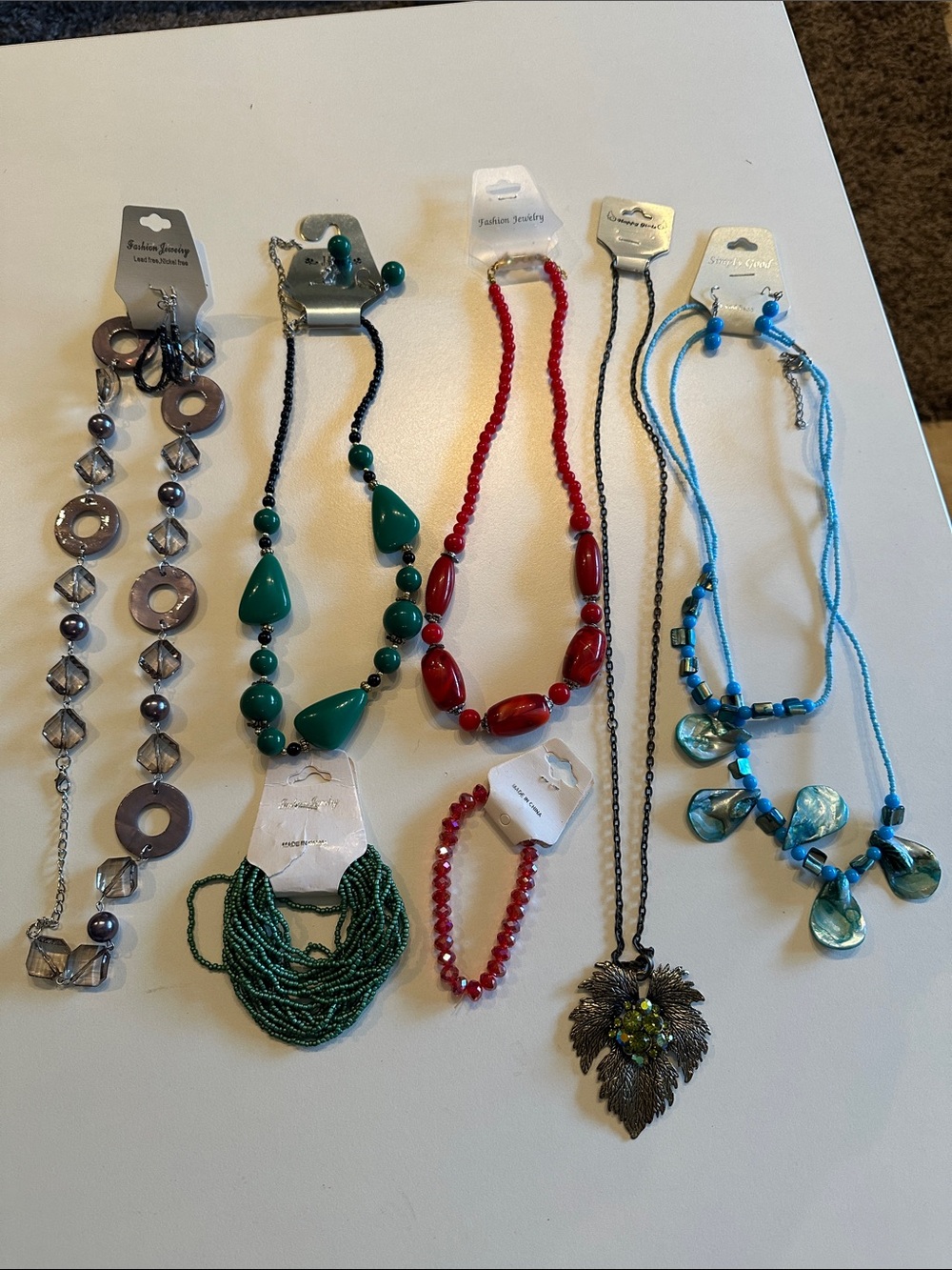 Beaded fashion jewelry bundle